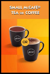 Small McCafe Tea or Coffee - McDonald’s Monopoly Australia 2017 3