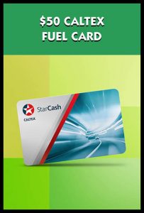 $50 Caltex Fuel Card - McDonald’s Monopoly Australia 2017 3