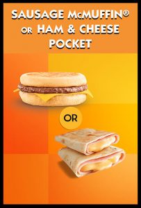 Sausage McMuffin or Ham & Cheese Pocket - McDonald’s Monopoly Australia 2017 3