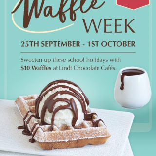 DEAL: $10 Waffles at Lindt Chocolate Cafés during Waffle Week (until 1 October) 7