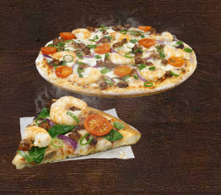 NEWS: New Domino's Pizzas - Wagyu Surf & Turf + Garlic Prawn, Chorizo & Feta 6