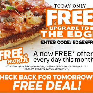 DEAL: Domino's Free The Edge Crust Upgrade (September 28) 4