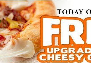 DEAL: Domino's Free Cheesy Crust Upgrade (February 28) 1