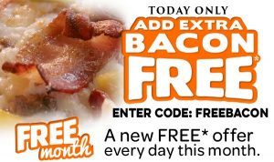 DEAL: Domino's Free Extra Bacon on Pizza (October 2) 3