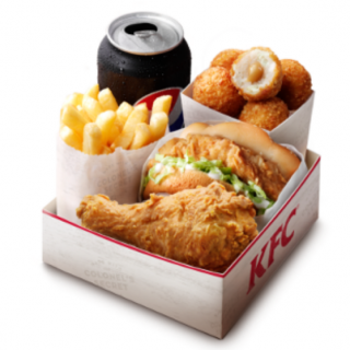 DEAL: KFC $10.95 Mashies Burger Box 4