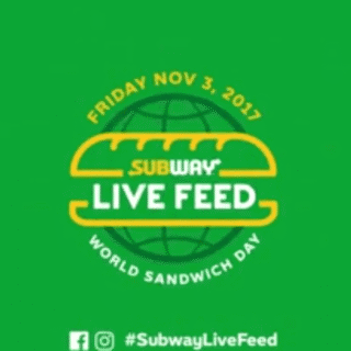 DEAL: Subway - Buy One Get One Free on Friday 3 November (World Sandwich Day) 6 DEAL: Subway - Buy One Get One Free on Friday 3 November (World Sandwich Day) 6