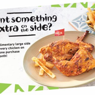 DEAL: Nando's Peri-Perks - Free Large Side with Chicken on the Bone purchase 1