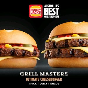 NEWS: Hungry Jack's Grill Masters Ultimate Cheeseburger 3