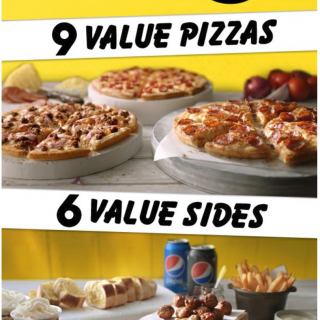 NEWS: Domino's Cheaper Everyday Menu with Pizzas & Sides from $5 8