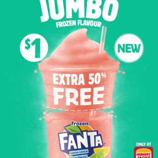 DEAL: Hungry Jack's $1 Jumbo Frozen Fanta Lemon Lime & Bitters 10