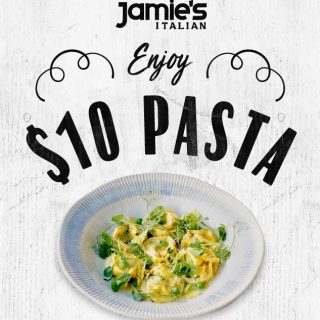 DEAL: Jamie's Italian - $10 Pasta (15 to 31 January) 2