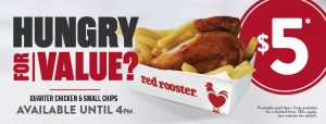 DEAL: Red Rooster - $5 Quarter Chicken Deal with Chips 3