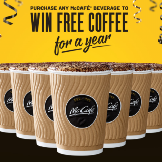 NEWS: McDonald's - Win Free McCafe for a Year Competition (931 Winners) 4