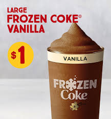 DEAL: McDonald's $1 Frozen Coke Vanilla 4