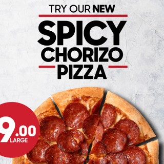 NEWS: Pizza Hut - $9 Spicy Chorizo Pizza 1
