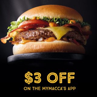 DEAL: McDonald’s - $3 off any Gourmet Creations Burger on mymacca's app (until September 23) 1