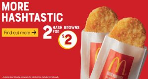 DEAL: McDonald's - 2 Hash Browns for $2 (NSW/ACT) 3