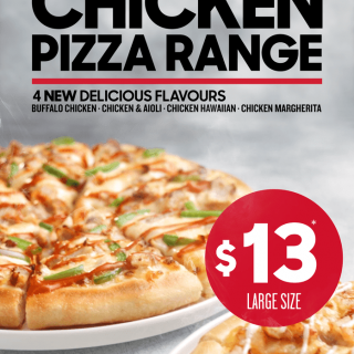 NEWS: Pizza Hut New Chicken Range (Buffalo Chicken, Chicken & Aioli, Chicken Hawaiian, Chicken Margherita) 1