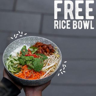 DEAL: Roll'd - Free Broken Rice Salad (Cơm) on 7 May 2018 (QLD 8 May) 2
