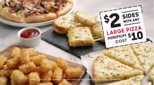 DEAL: Pizza Hut - $2 Sides with Any Large Pizza 3