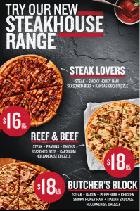 NEWS: Pizza Hut New Steakhouse Range (Steak Lovers, Reef & Beef, Butcher's Block) 3