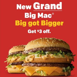 DEAL: McDonald’s $3 off Grand Big Mac using mymacca's app (until June 27) 1