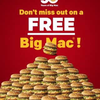 DEAL: McDonald’s Free Big Mac using mymacca's app (May 28) 2