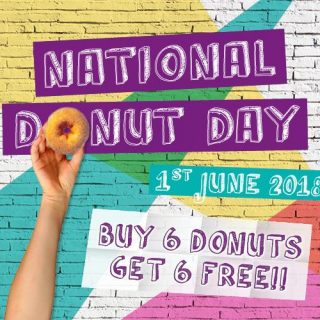 DEAL: Donut King - Buy 6 Cinnamon Donuts Get 6 Free on 1 June (National Donut Day) 3