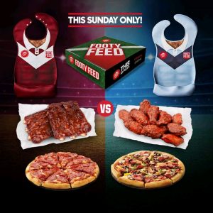 DEAL: Pizza Hut - Free Footy Bib with $29.95 Footy Feed (11 July) 3