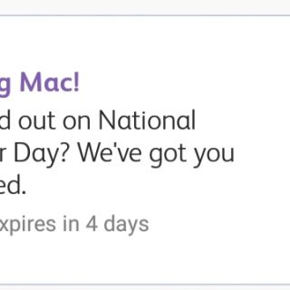 DEAL: McDonald’s $3 Big Mac using mymacca's app (until June 5) 10