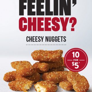 DEAL: Red Rooster - 10 Cheesy Nuggets for $5 6 DEAL: Red Rooster - 10 Cheesy Nuggets for $5 6