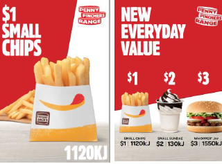 DEAL: Hungry Jack's New Penny Pinchers Menu from 26 June 2018 10