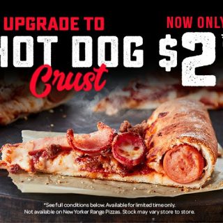 DEAL: Domino's Hot Dog Crust now $2 (was $3.95) 1