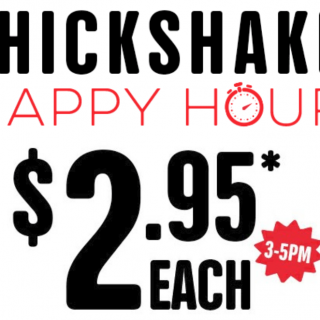 DEAL: Domino's $2.95 Thickshakes (3-5pm) 6
