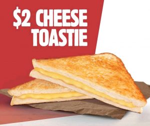 DEAL: Hungry Jack's $2 Cheese Toasties 3