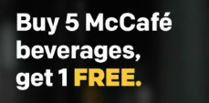 DEAL: McDonald’s - Buy 5 McCafe Drinks Get 1 Free 3