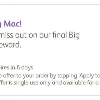 DEAL: McDonald’s $3 Big Mac using mymacca's app (until July 11) 9