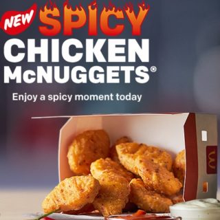 DEAL: McDonald's 10 Spicy Nuggets for $4 with mymacca's app (July 12-13) 2