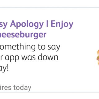 DEAL: McDonald’s - $1 Cheeseburger on mymacca's app (July 19) 8