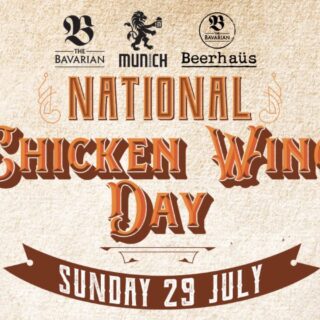 DEAL: The Bavarian / Munich Brahaus - 10c Wings with Drink Purchase on Sunday 29 July (National Chicken Wing Day) 7 DEAL: The Bavarian / Munich Brahaus - 10c Wings with Drink Purchase on Sunday 29 July (National Chicken Wing Day) 7