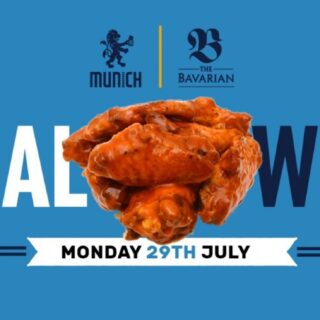 DEAL: The Bavarian / Munich Brahaus / BEERHAUS - 10c Wings with Drink Purchase on Monday 29 July 2019 6 DEAL: The Bavarian / Munich Brahaus / BEERHAUS - 10c Wings with Drink Purchase on Monday 29 July 2019 6