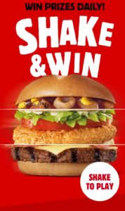 NEWS: New Hungry Jack's Shake & Win App 1