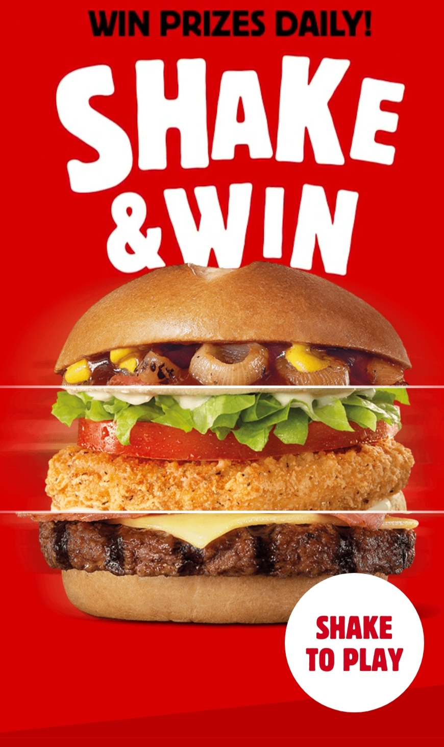 NEWS: New Hungry Jack's Shake & Win App 11