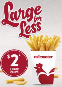 DEAL: Red Rooster $2 Large Chips 3