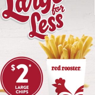 DEAL: Red Rooster $2 Large Chips 5 DEAL: Red Rooster $2 Large Chips 5