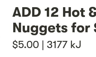 DEAL: KFC - 12 Hot & Spicy Nuggets for $5 via App 6 DEAL: KFC - 12 Hot & Spicy Nuggets for $5 via App 6