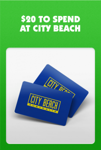 $20 City Beach Voucher - McDonald’s Monopoly Australia 2018 3