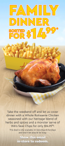 DEAL: Chicken Treat - $14.99 Whole Chicken & Family Chips 7