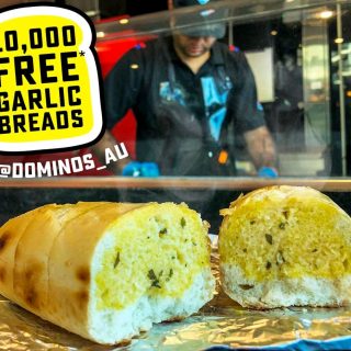 DEAL: Domino's - 10,000 Free Garlic Breads Giveaway on 27 September 1