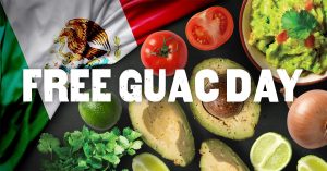 DEAL: Mad Mex - Free Guac Day (16 September 2018) 3